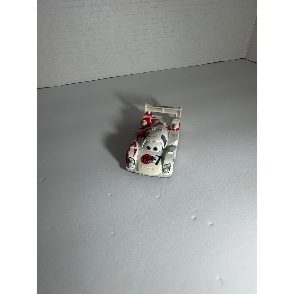 Disney Pixar Cars Shu Todoroki World Grand Prix White Red